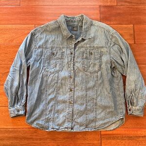 100% Cotton Lizwear Petite Size Large Denim Blue